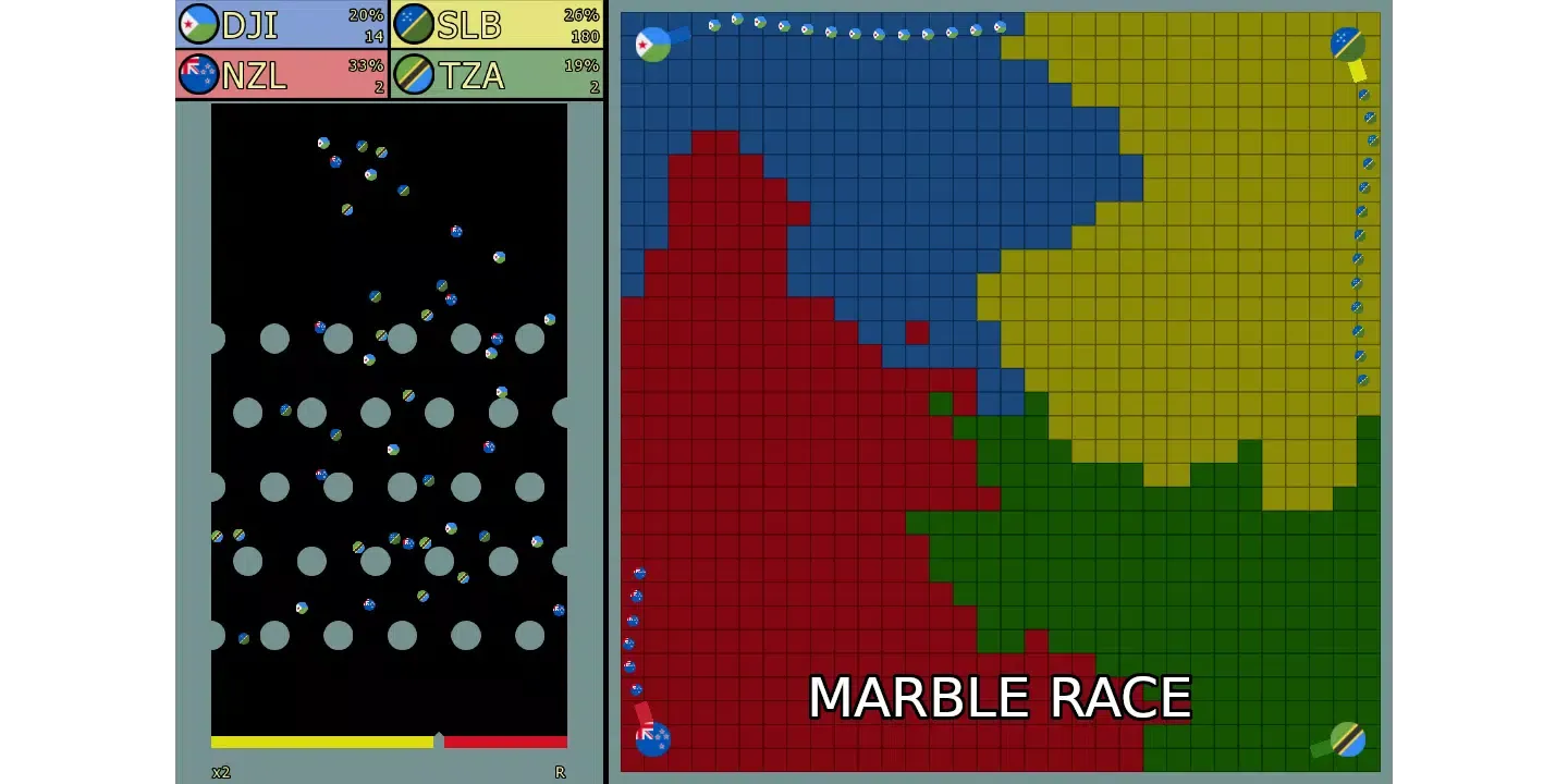 Marble Race and Country Wars应用截图
