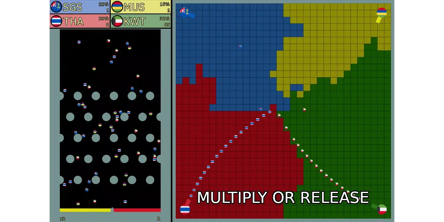Marble Race and Country Wars应用截图