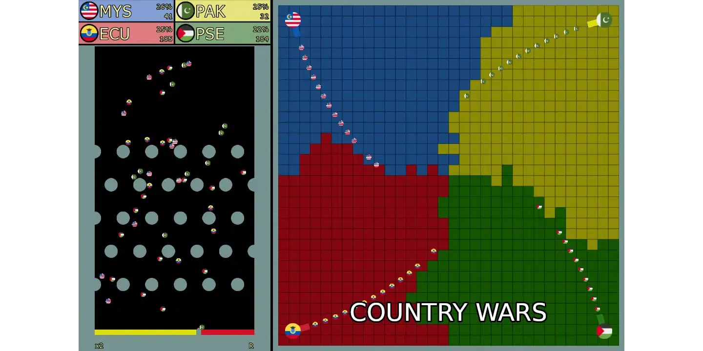 Marble Race and Country Wars应用截图