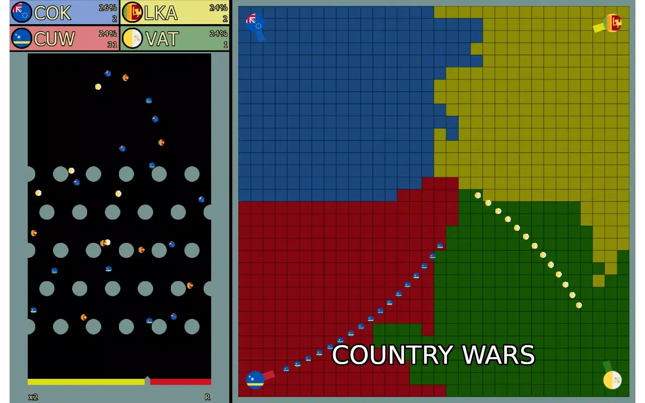 Marble Race and Country Wars应用截图