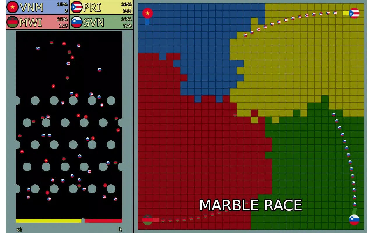 Marble Race and Country Wars应用截图