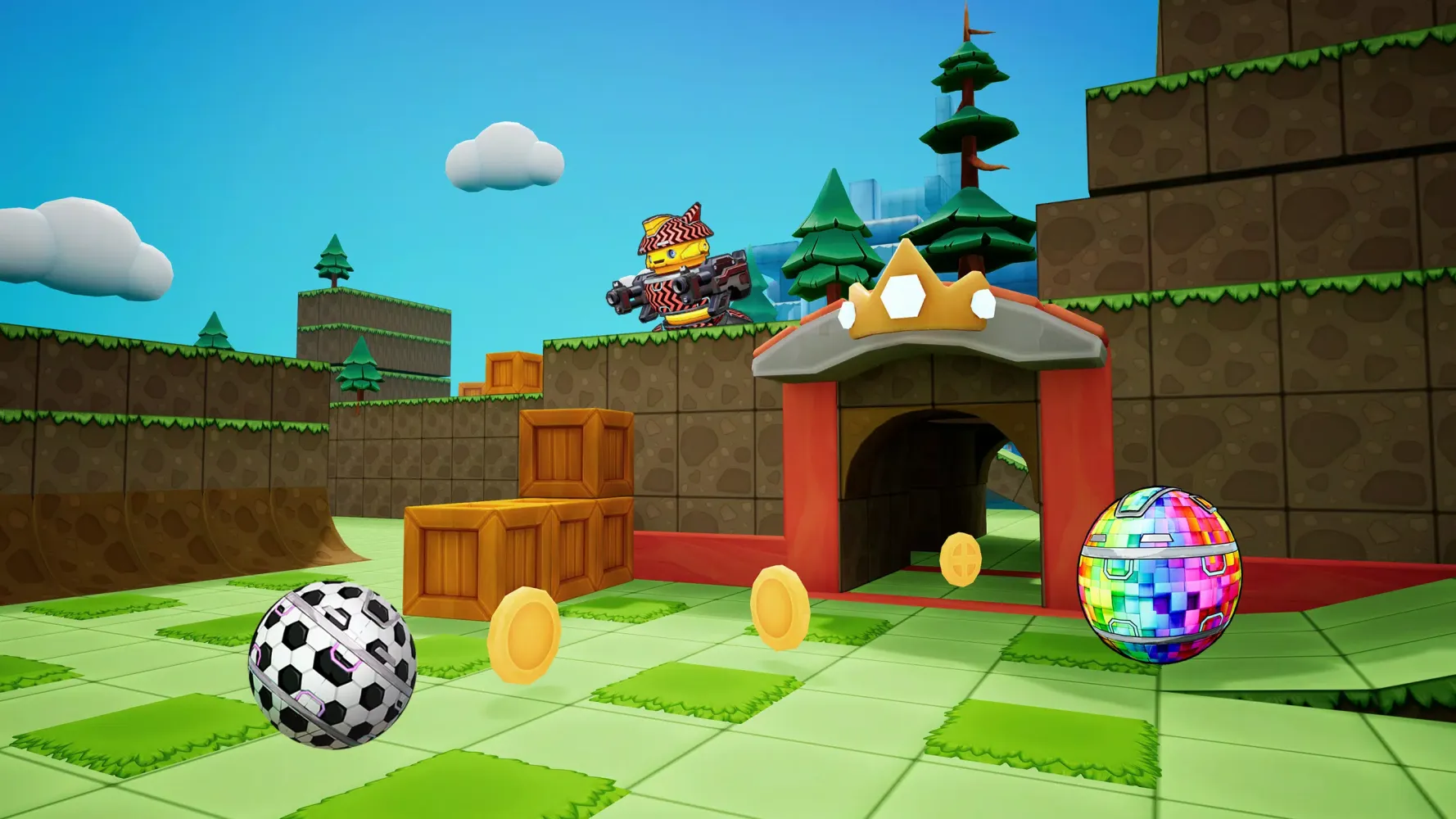 Tangkapan skrin Marble Clash