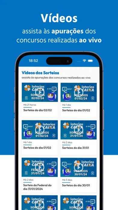Скриншоты Loterias: Resultados e Gerador