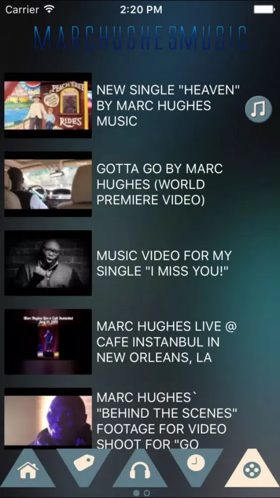 Marc Hughes Music应用截图