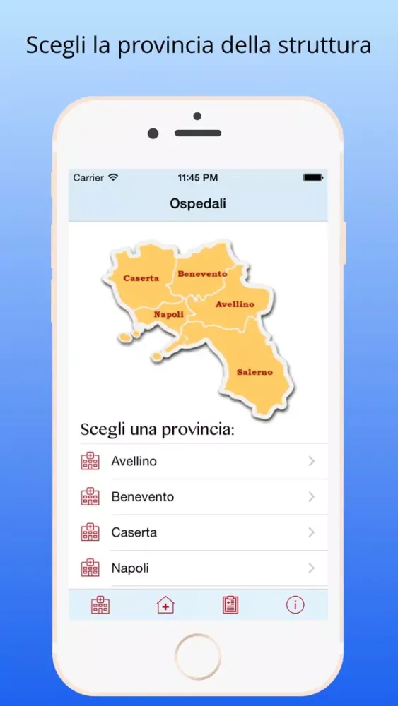Скриншоты Ospedali Regione Campania