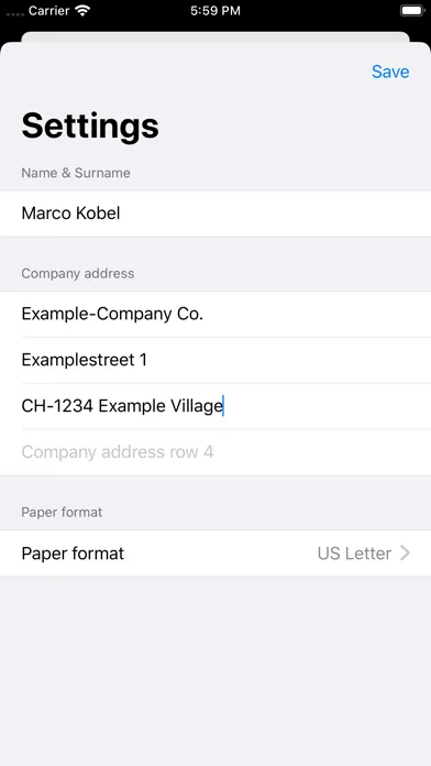 Expense receipts Screenshots