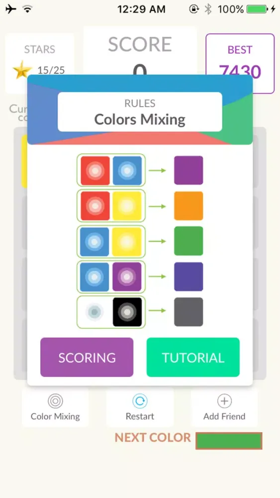 Capturas de tela do Wiip Puzzle: color puzzle