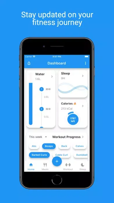 Captures d'écran de TrackFIT: Plan Workouts & Diet