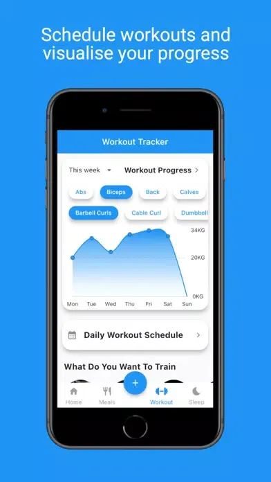 Captures d'écran de TrackFIT: Plan Workouts & Diet