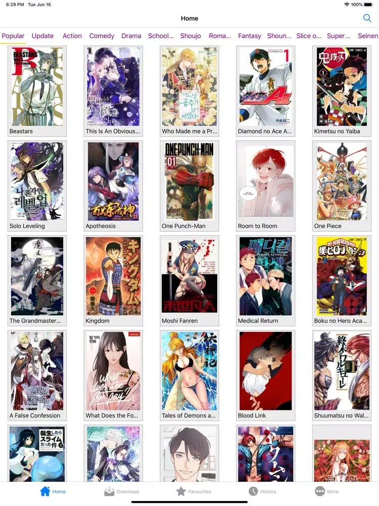 Manga Reader - Manga Comic iPad  স্ক্রিনশট