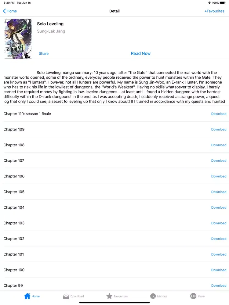Manga Reader - Manga Comic iPad  স্ক্রিনশট