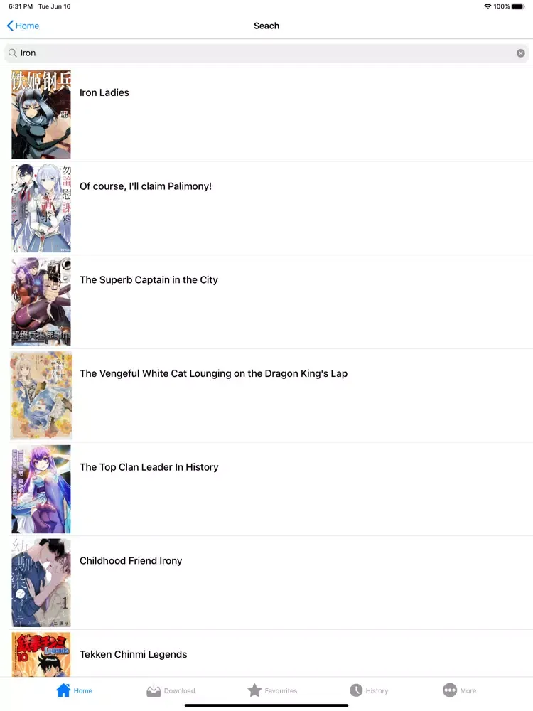 Manga Reader - Manga Comic iPad  স্ক্রিনশট