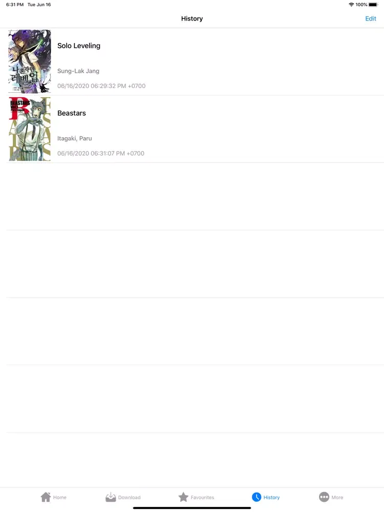 Manga Reader - Manga Comic iPad  স্ক্রিনশট