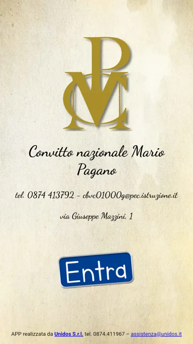 Capturas de tela do Convitto Nazionale Pagano