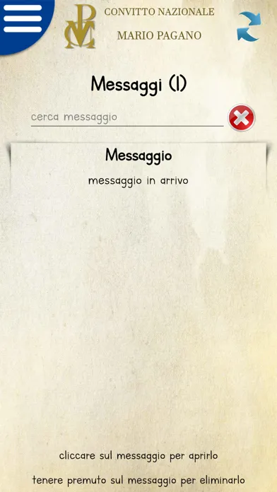 Capturas de tela do Convitto Nazionale Pagano