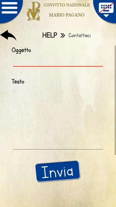 Capturas de tela do Convitto Nazionale Pagano