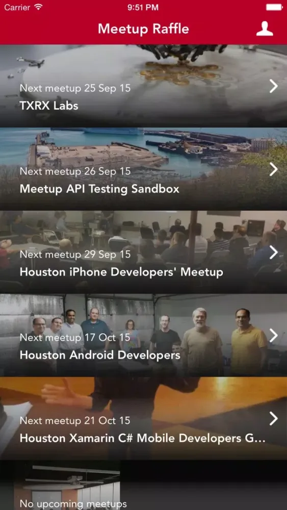 صور Raffle App for Meetup