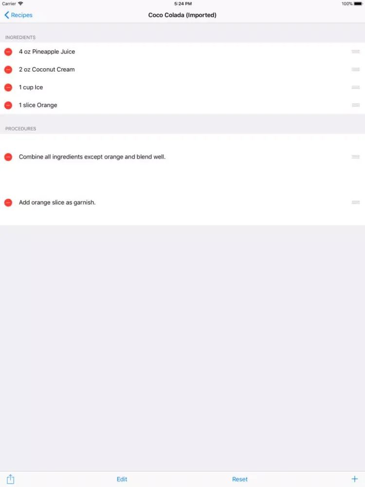 Cooking Checklist iPad 应用截图