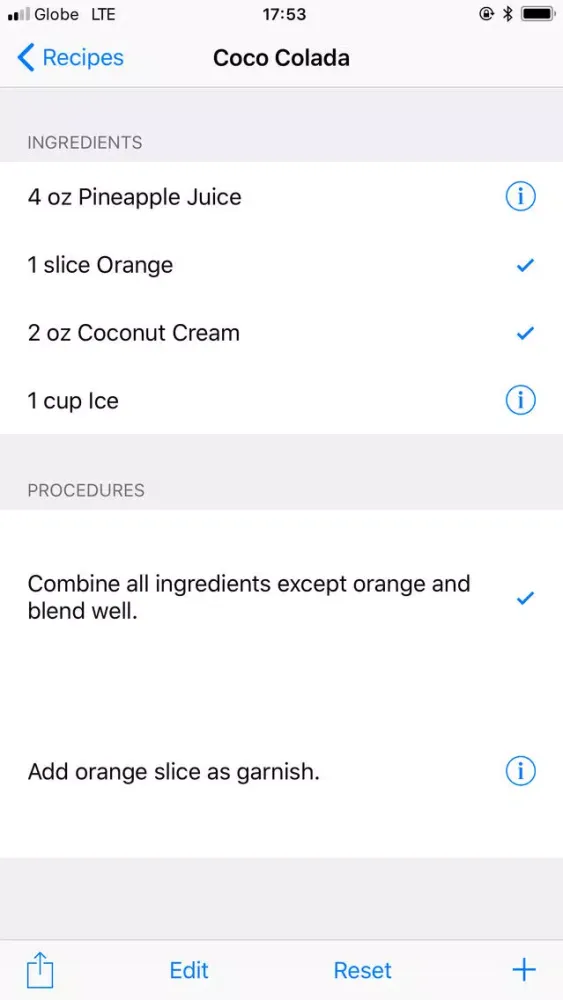 Cooking Checklist应用截图