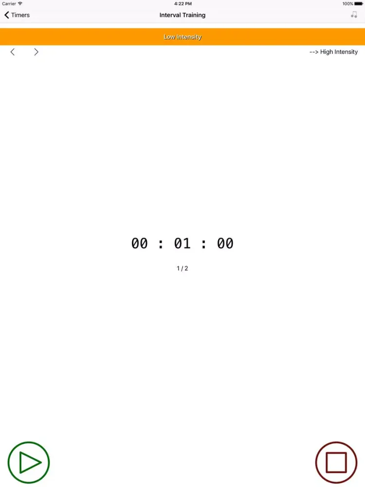 Capturas de pantalla de Training Timers iPad