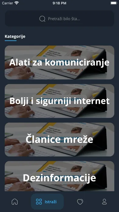 Capturas de pantalla de Medijska pismenost BiH