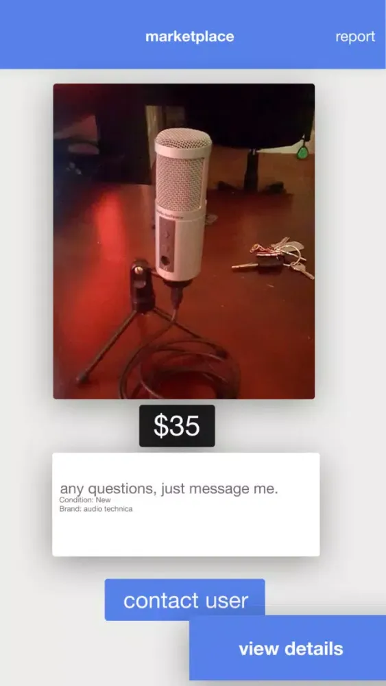Screenshot di Marketplace Buy & Sell