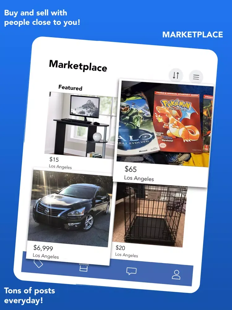 Tangkapan skrin Marketplace: Buy & Sell Local iPad 