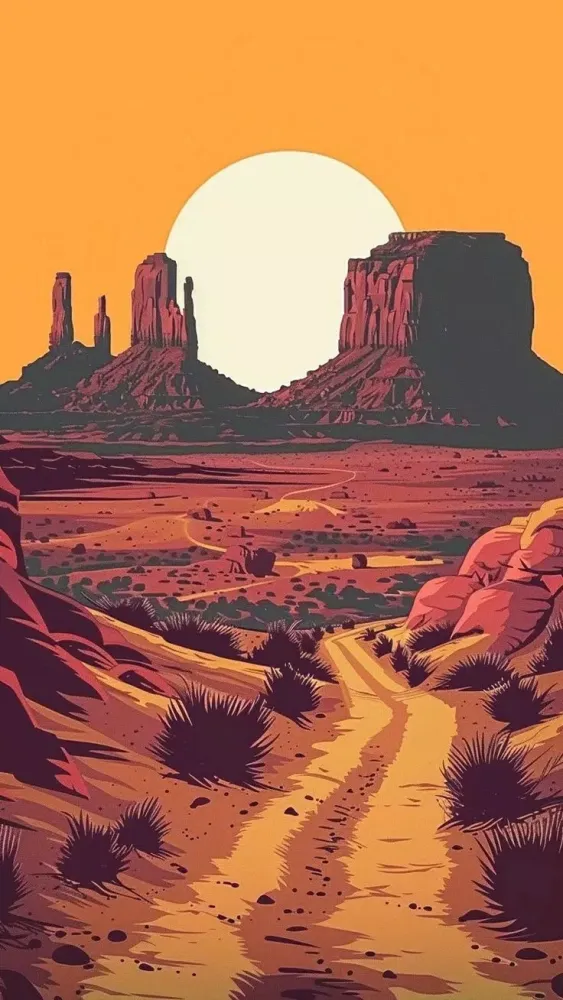 Barren Desert Wallpaper Screenshots