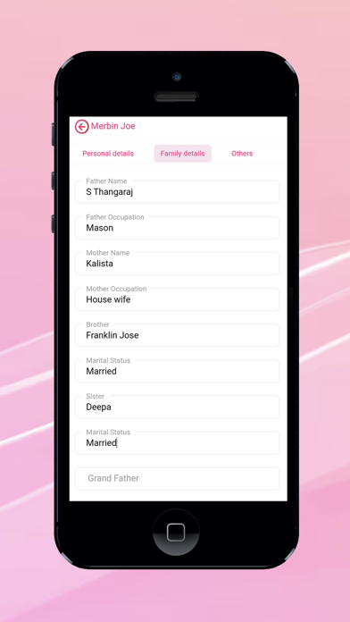 Tangkapan layar Marriage biodata profile maker