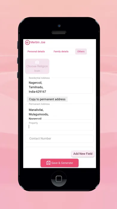 Marriage biodata profile maker 스크린샷