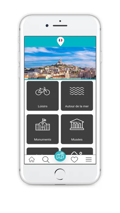 Tangkapan skrin Marseille Travel Guide
