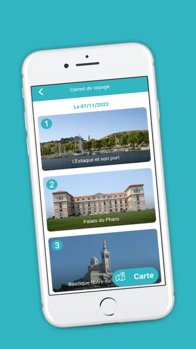 Tangkapan skrin Marseille Travel Guide