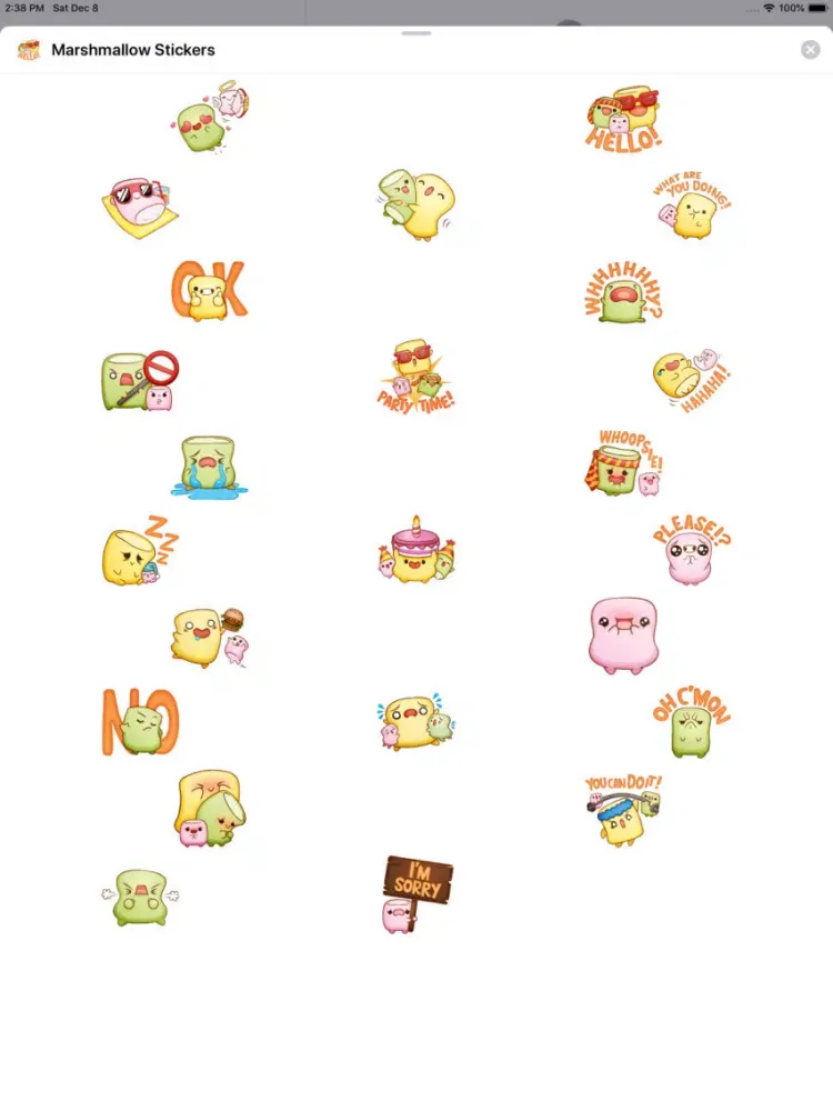 Marshmallows iPad  سکرین شاٹس