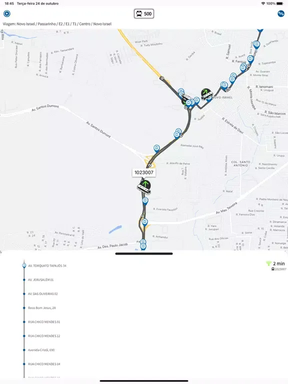 Capturas de tela do Cadê Meu Ônibus - Manaus iPad 