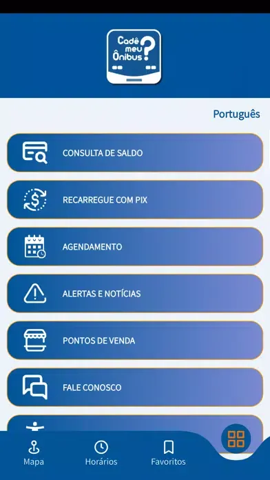 Capturas de tela do Cadê Meu Ônibus - Manaus