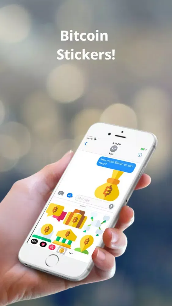Скриншоты Bitcoin Sticker's