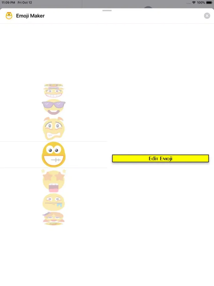 Captures d'écran de Create 2300 different Emojis! iPad 