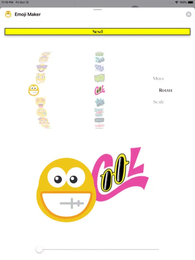 Captures d'écran de Create 2300 different Emojis! iPad 