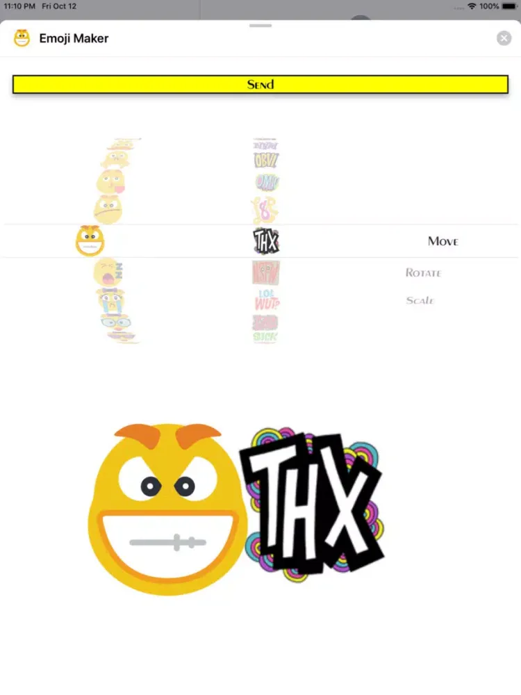 Captures d'écran de Create 2300 different Emojis! iPad 
