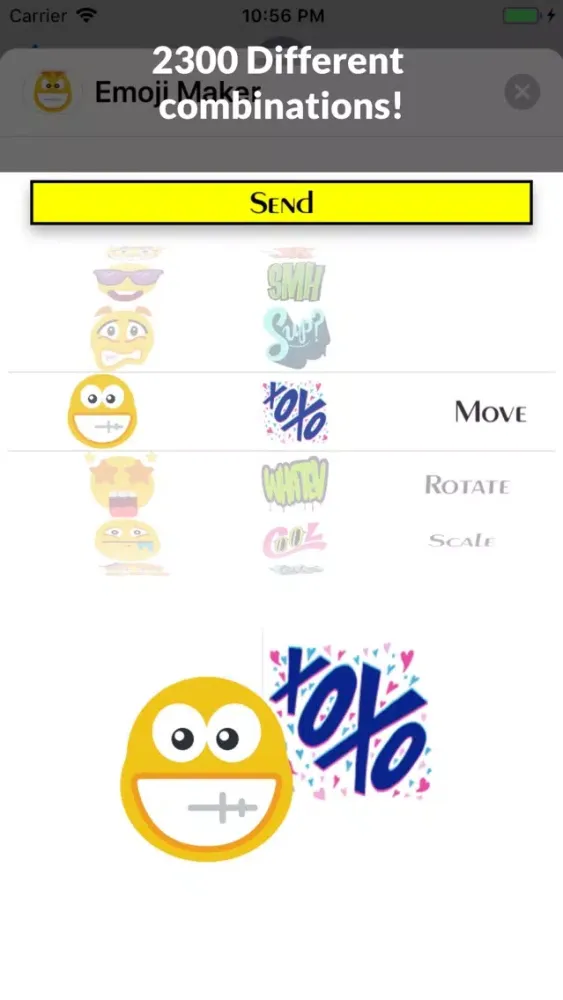 Captures d'écran de Create 2300 different Emojis!