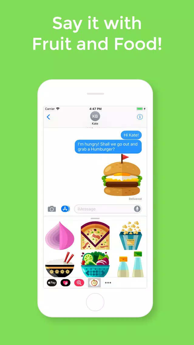 Fruit and Food Stickers Screenshots