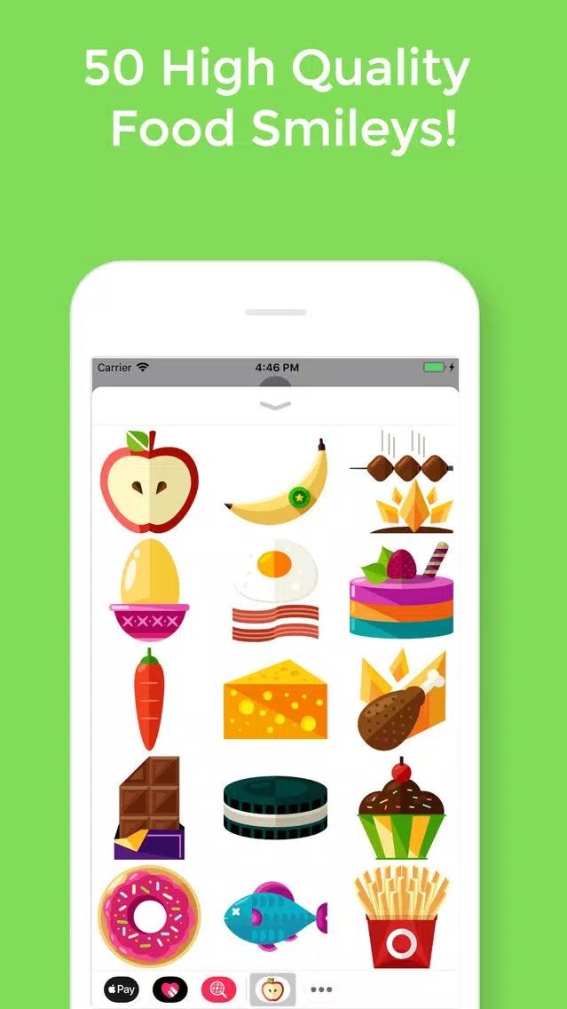 Fruit and Food Stickers Screenshots