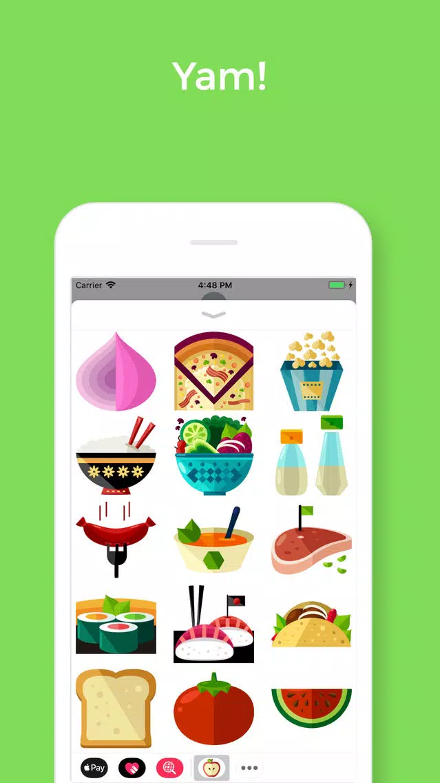 Fruit and Food Stickers Screenshots
