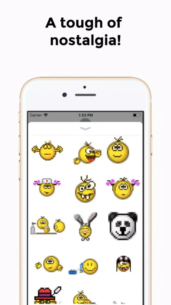 Retro Smileys Sticker Pack 2 سکرین شاٹس