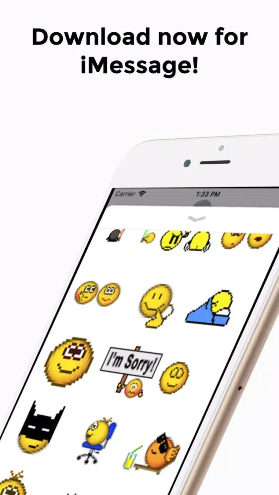 Retro Smileys Sticker Pack 2 سکرین شاٹس