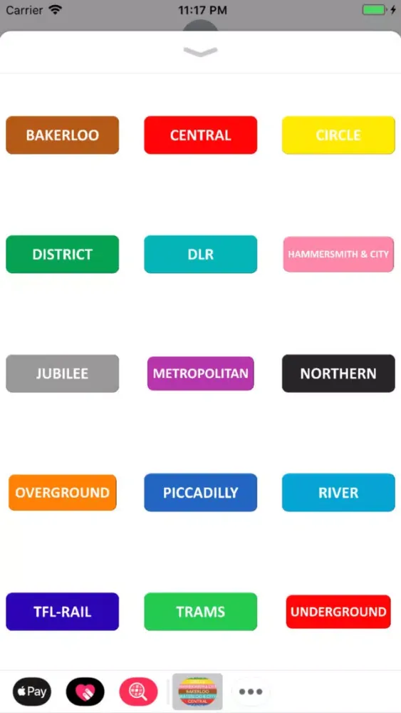 Captures d'écran de LDN Underground Stickers