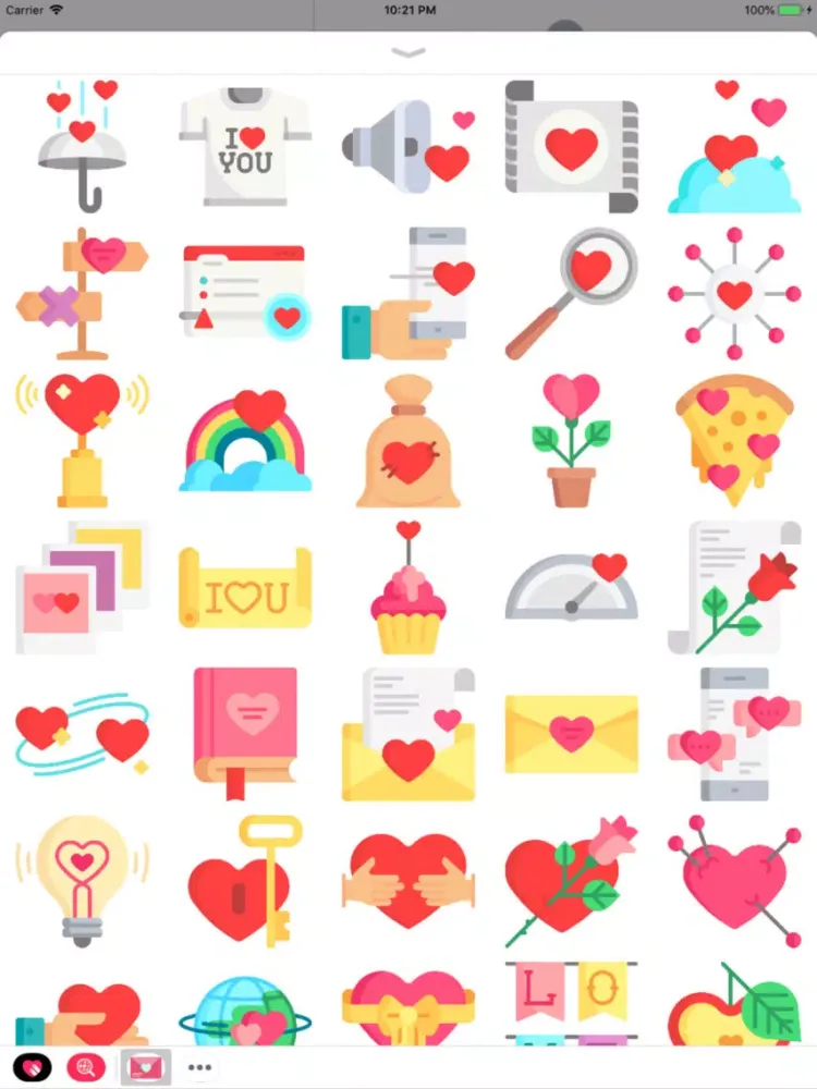 Love for iMessage! iPad  Screenshots