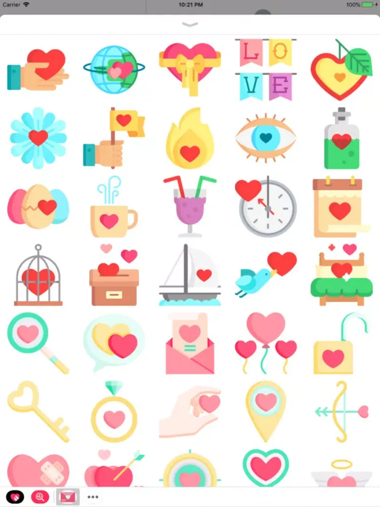 Love for iMessage! iPad  Screenshots