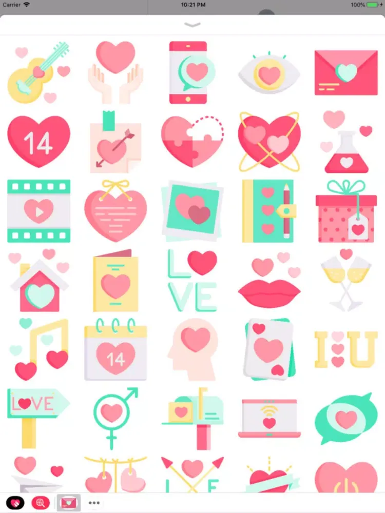 Love for iMessage! iPad  Screenshots