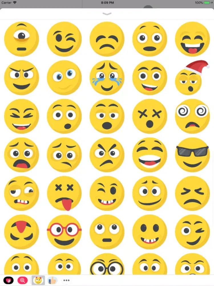 Скриншоты Messenger Smileys iPad 